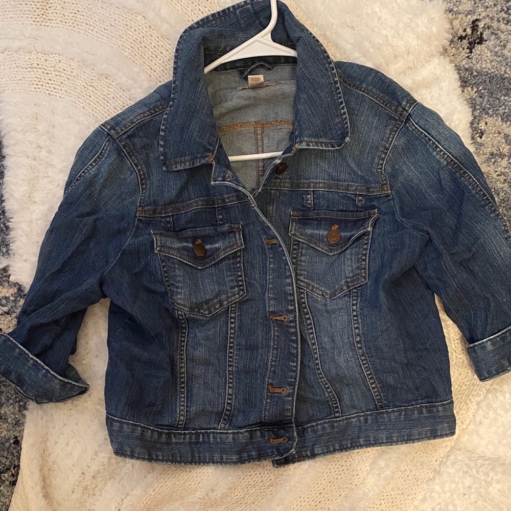 LOFT Dark Blue Jean Jacket